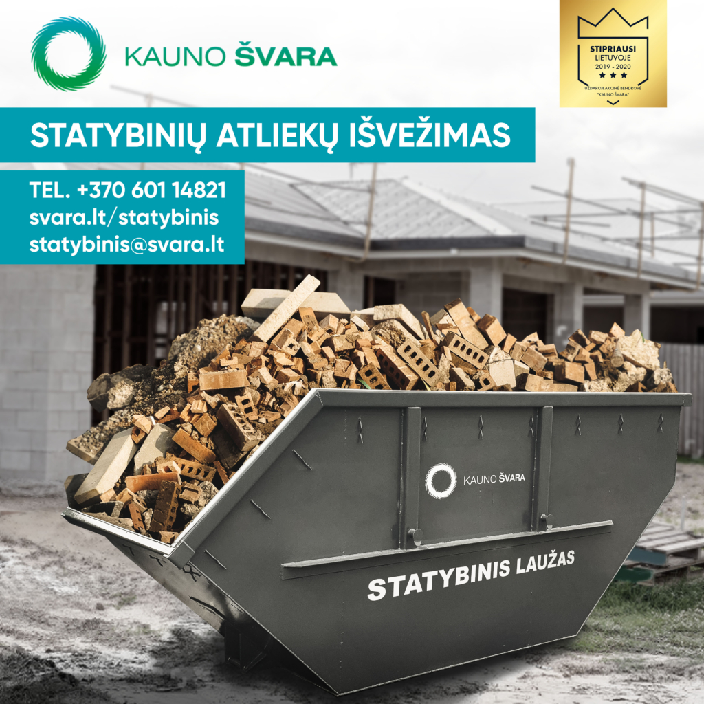 Statybinio llaužo konteineris